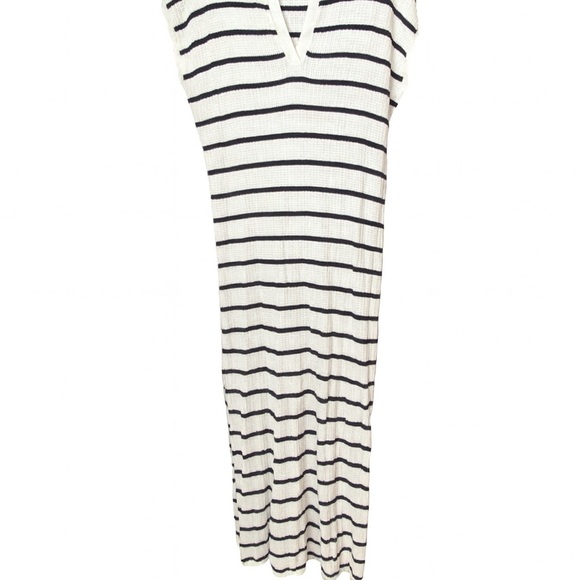Striped Sleeveless Knit Dress - Picture 1 of 5